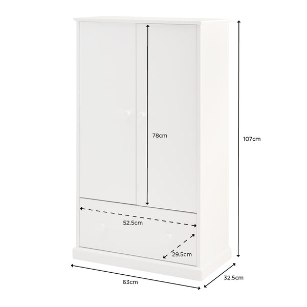 Abbeville Hallway Shoe Storage, White