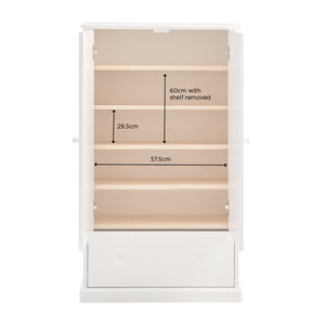 Abbeville Hallway Shoe Storage, White