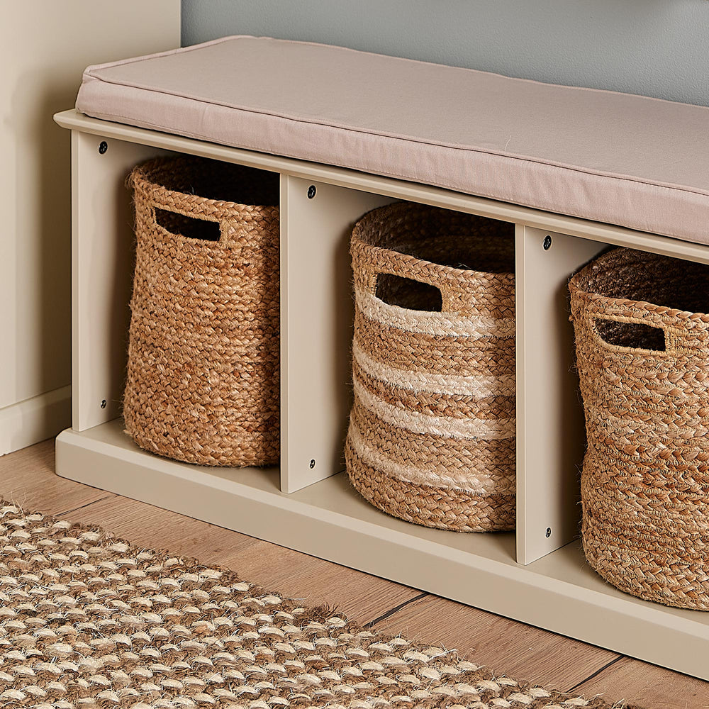 Abbeville Storage Bench, Cashmere