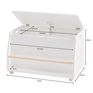 Greenaway Toy Box, White