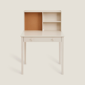 Tall Study Desk & Pinboard, Cashmere