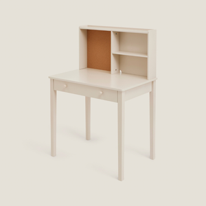 Tall Study Desk & Pinboard, Cashmere