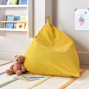 Washable Plain Bean Bag, Buttercup Yellow