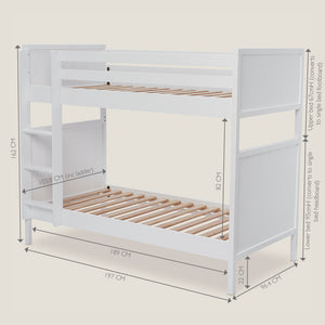 Lulworth Bunk Bed, White	