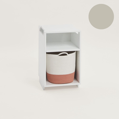 Alba Modular Storage, Narrow Shelf - Pale Grey
