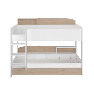 Newton Bunk Bed with Underbed Truckle, White & Oak