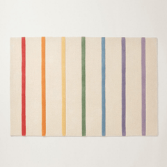 Rainbow Stripe Rug, 180 x 120 (cm)
