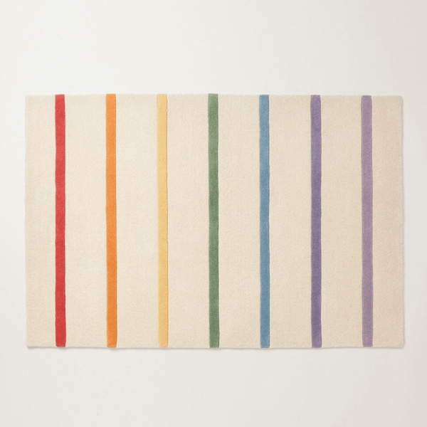 Rainbow Stripe Rug, 180 x 120 (cm)