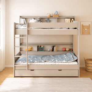 Scout Storage Bunk Bed with Truckle, Mushroom