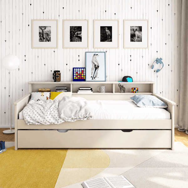 Scout Storage Day Bed with Truckle, Mushroom