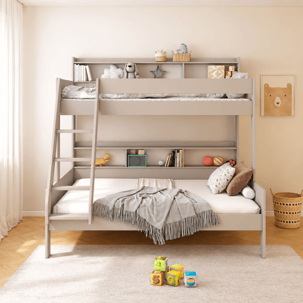 Scout Triple Storage Bunk Bed, Mushroom