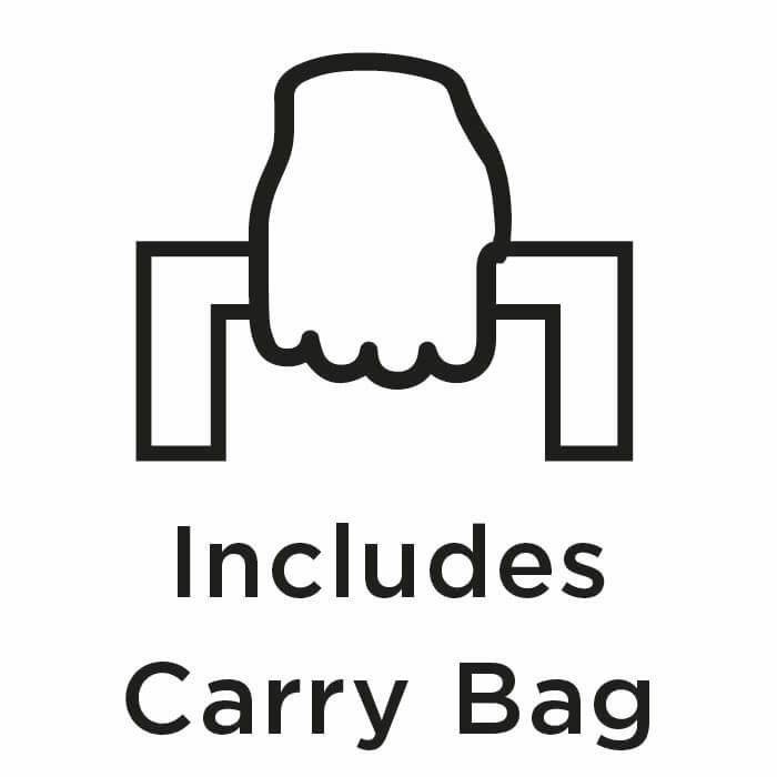 Includes Carry Bag