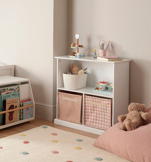 Canvas Storage Cube, Pink