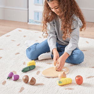Wooden Toy Cutting Veg Set