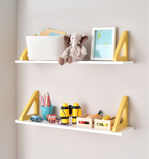 This Way That Way Shelf, Buttercup Yellow