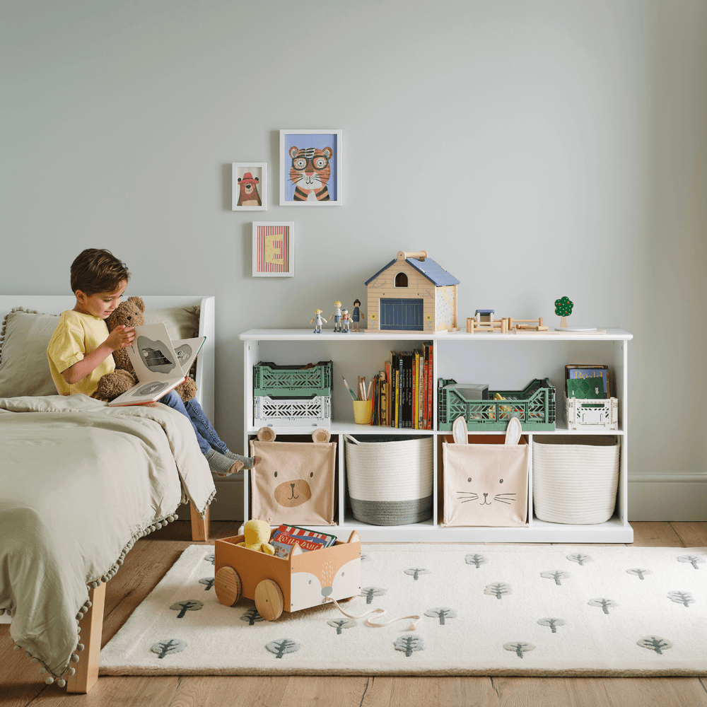 Abbeville Long Shelf Unit, White	