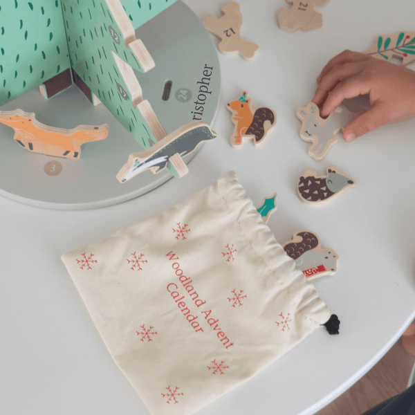 Personalised Woodland Christmas Advent Calendar