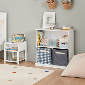 Canvas Storage Cube, Ocean Blue