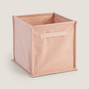 Canvas Storage Cube, Pink