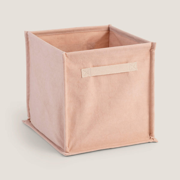 Canvas Storage Cube, Pink