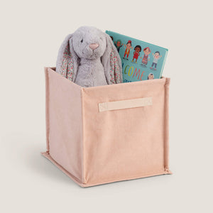 Canvas Storage Cube, Pink
