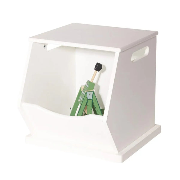 Single Stacking Storage Trunk, White