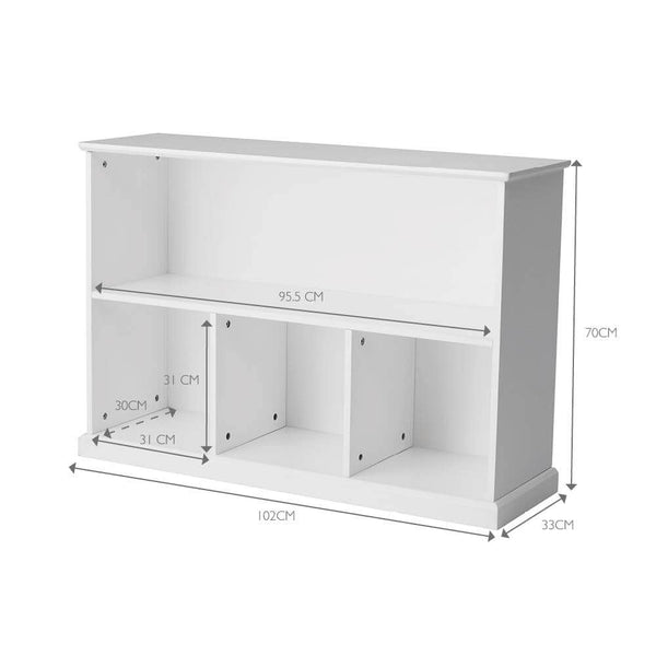 Abbeville Storage Shelf Unit, Cloud Grey
