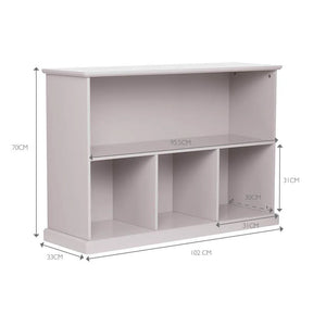 Abbeville Storage Shelf Unit, Stone	