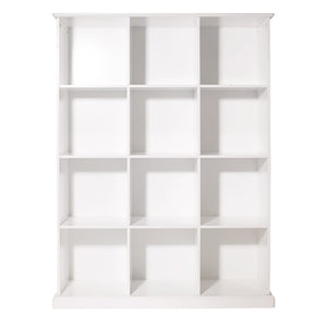 Abbeville Twelve Cube Storage & Shelving Unit in White	