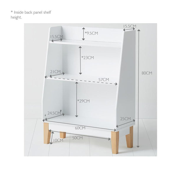 Small Potter Bookcase, White