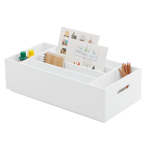 Rackham Single Stackable Toy Storage Tray, White