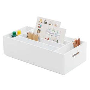 Rackham Single Stackable Toy Storage Tray, White