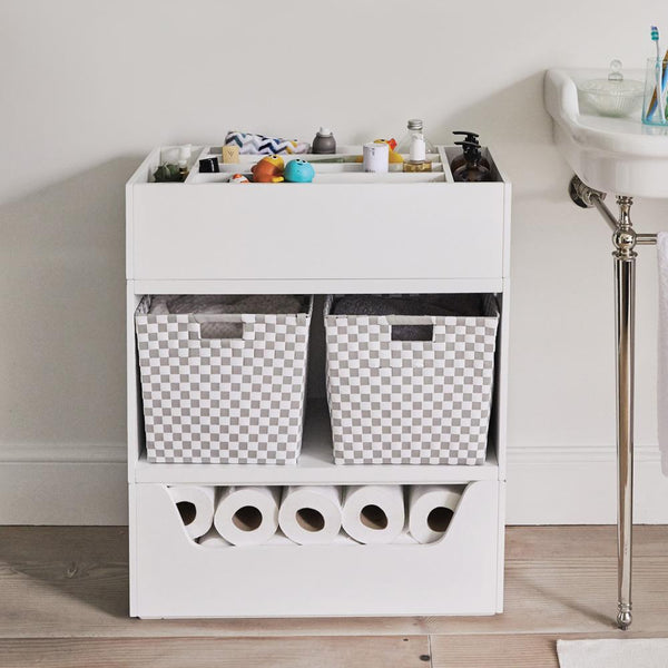 Rackham Single Stackable Toy Storage Tray, White