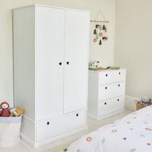 Star Bright Chest of Drawers, Bright White