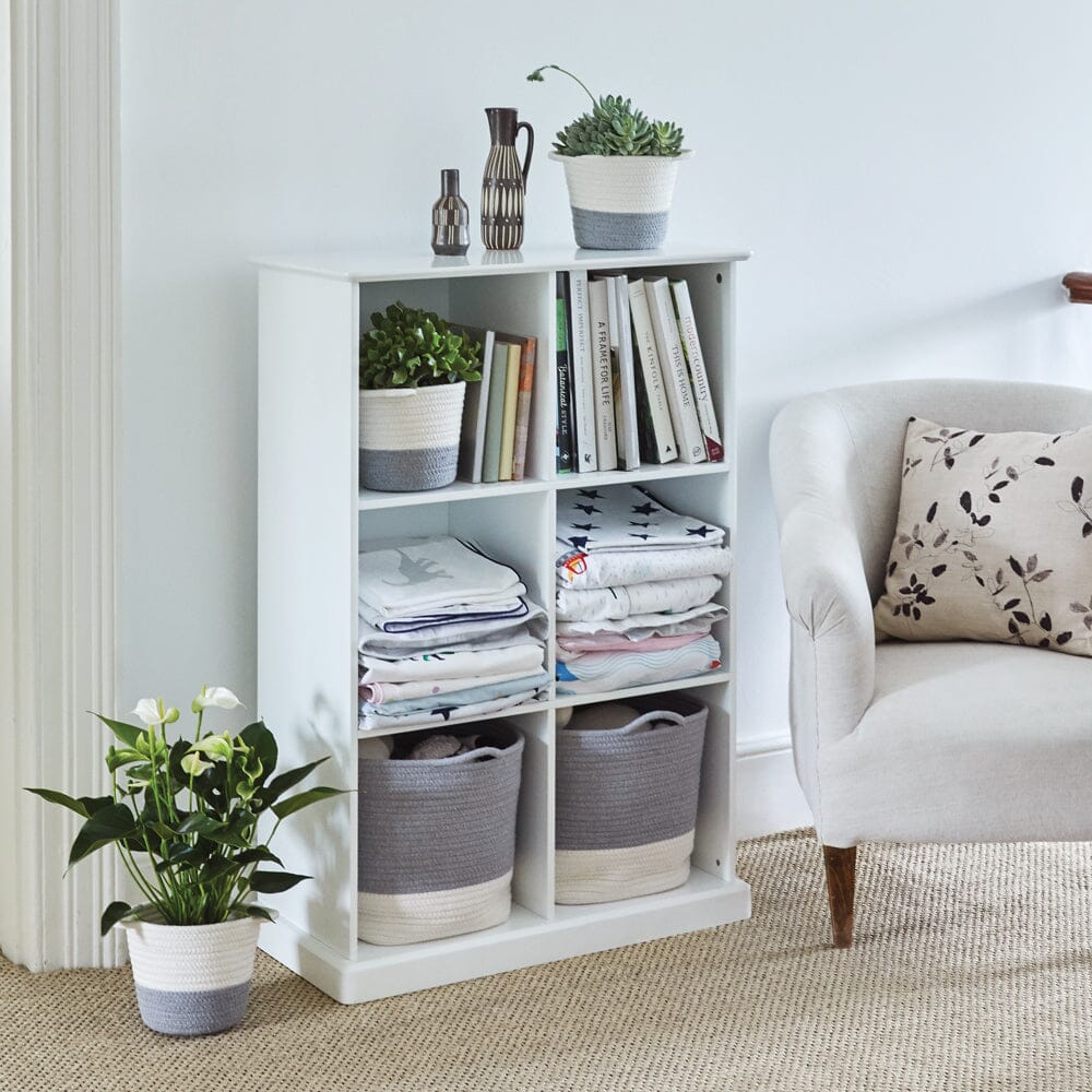 Abbeville Six Cube Storage, White	