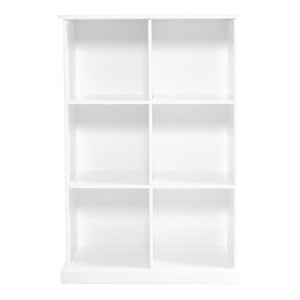 Abbeville Six Cube Storage, White