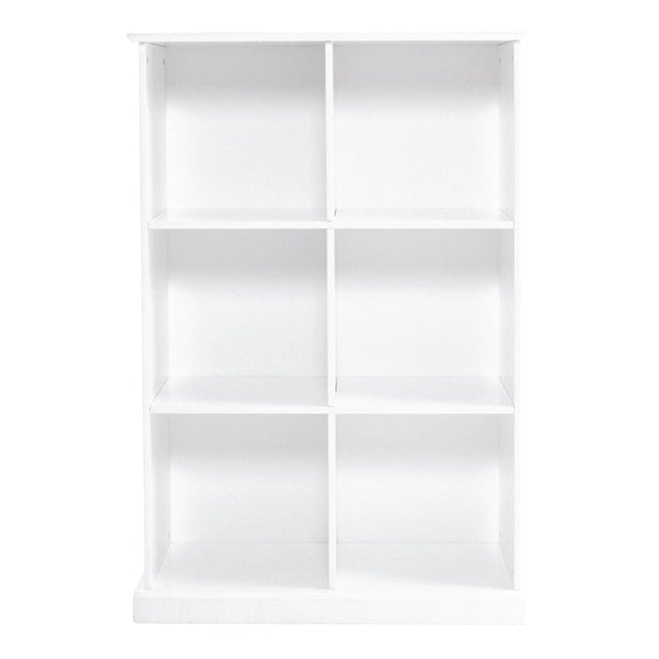 Abbeville Six Cube Storage, White