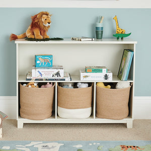 Rope Storage Basket, Ivory & Natural