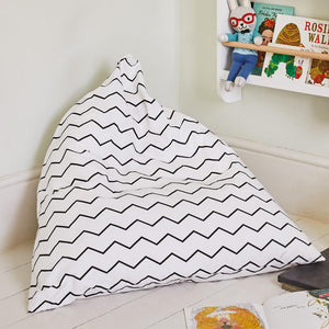 Washable Bean Bag, Zigzag