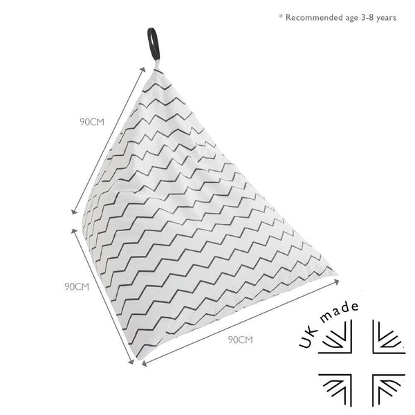 Washable Bean Bag, Zigzag