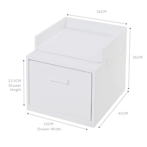 Alba Modular Storage, Narrow Toy Box Base	