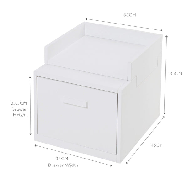 Alba Modular Storage, Narrow Toy Box Base	