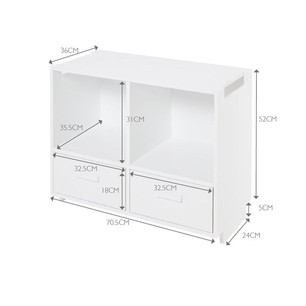 Alba Modular Storage, Regular Double Drawer
