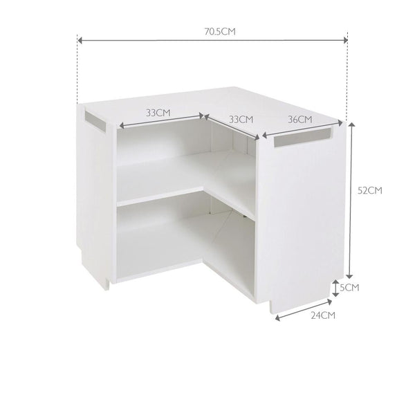 alba corner shelf measurements