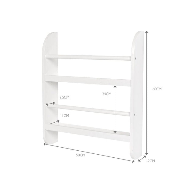 Greenaway Mini Bookcase, White	