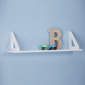 This way that way shelf in white.	