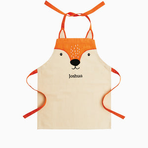 Personalised apron with embroidered name