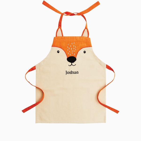 Personalised apron with embroidered name