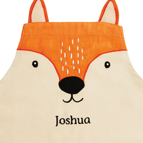 Close up of personalised apron