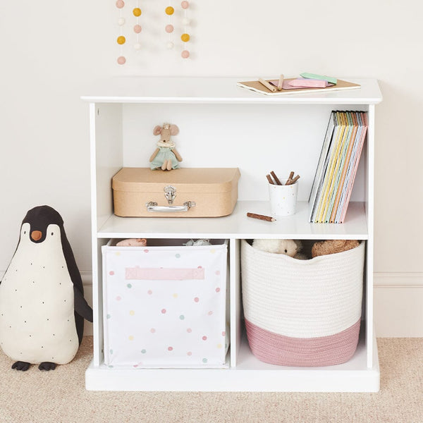 Abbeville Small Wooden Shelf & Storage in White	
